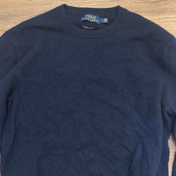 Polo by Ralph Lauren Men's Deep Blue Crewneck Sweater
